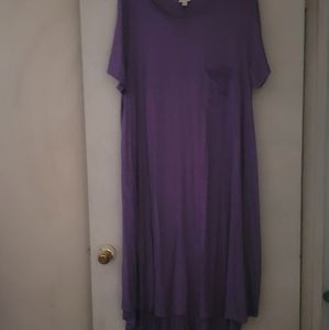 3xl purple heathered carly